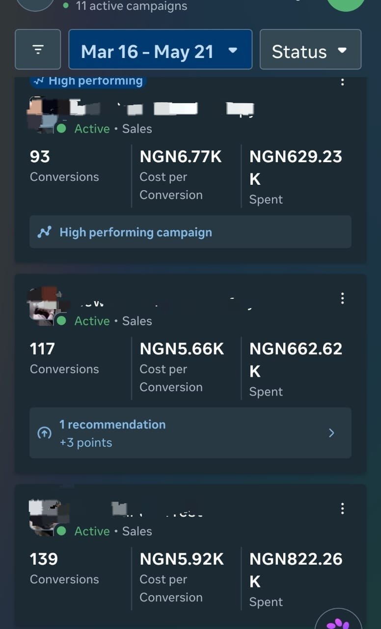 Order volume dashboard